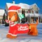 GOOSH 5 FT Christmas Inflatables Dachshund Dog with Built-in LEDs